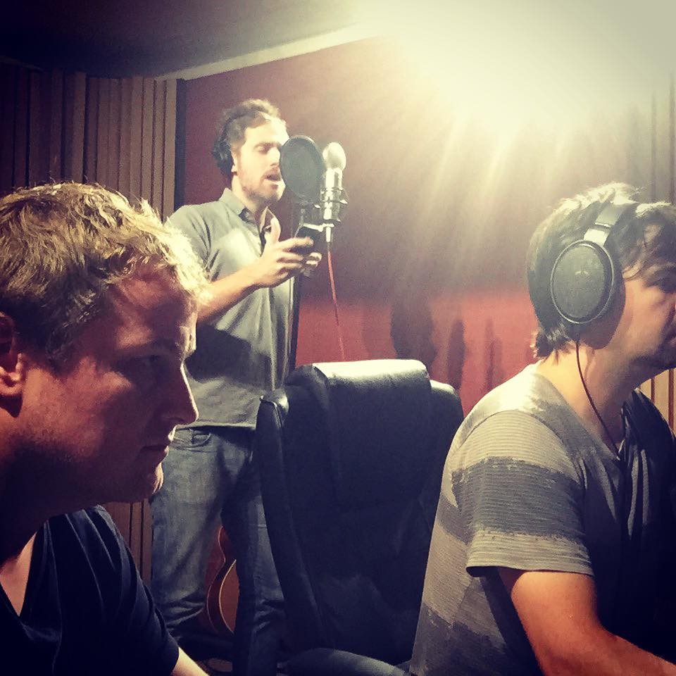 Pic Schmitz | Recording The World Goes Round with Ed Napoli and Cesar Funck | Cesar Funck Studio | Novo Hamburgo, RS - BRAZIL