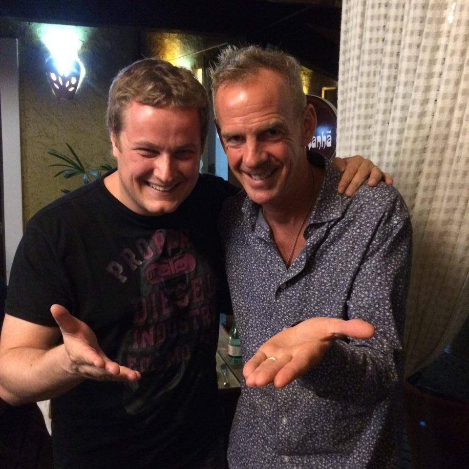 Pic Schmitz | Dinner with Fatboy Slim before Green Valley | Guest House Estaleiro | Balneário Camboriú, SC - BRAZIL